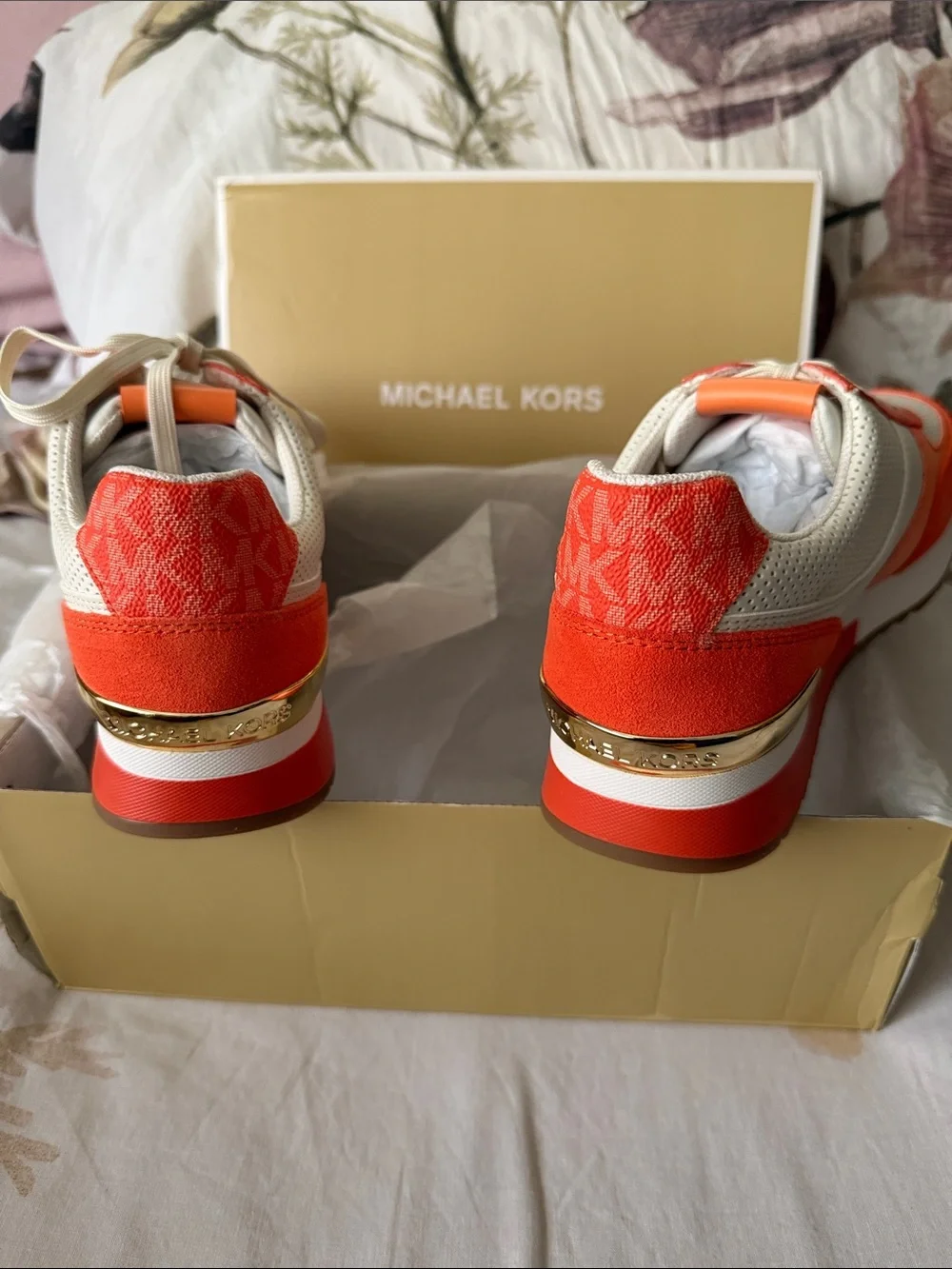Michael Kors Poppy multi Low-Top Lace-Up Sneakers